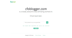 Desktop Screenshot of cfoblogger.com